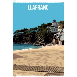AF523 - Lot de 5 Affiches Llafranc - 20x30cm